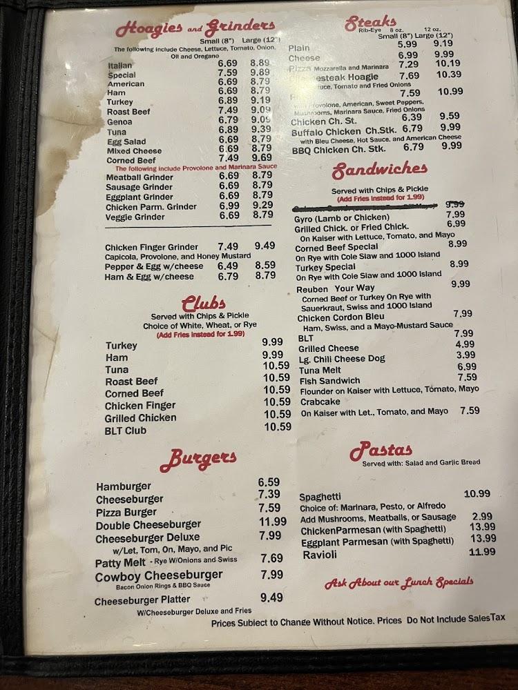 Limestone Pizza & Grille Menu image 1